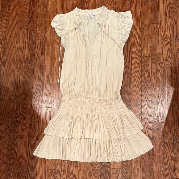 Current Air Cream Ruffle Dress - Picture 1 of 1
